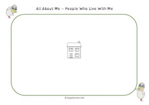 People Who Live With Me Free Printable Resource